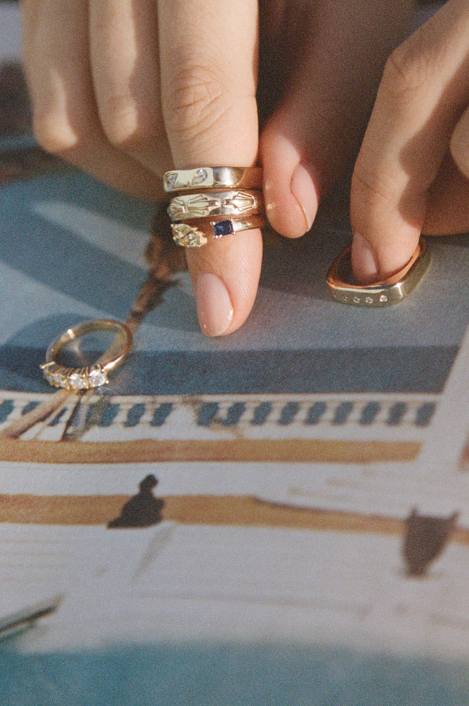 Ceremony Ring ~ Sapphires