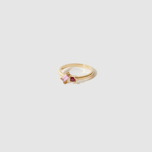 Vacation Ring ~ Ruby & Pink Sapphire