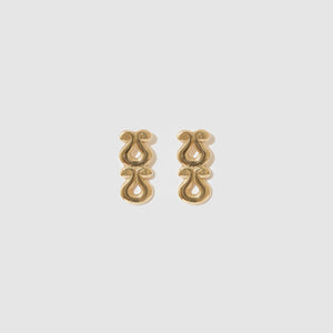 Cupid's Harp Earrings ≈ 9ct Yellow Gold