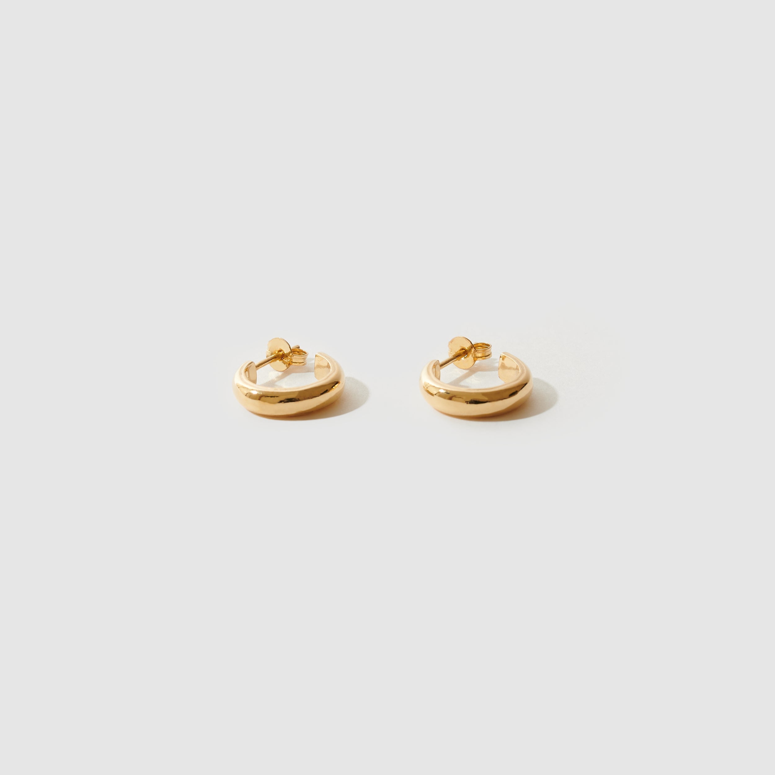 Half-Round Hoops ≈ 9ct Yellow Gold