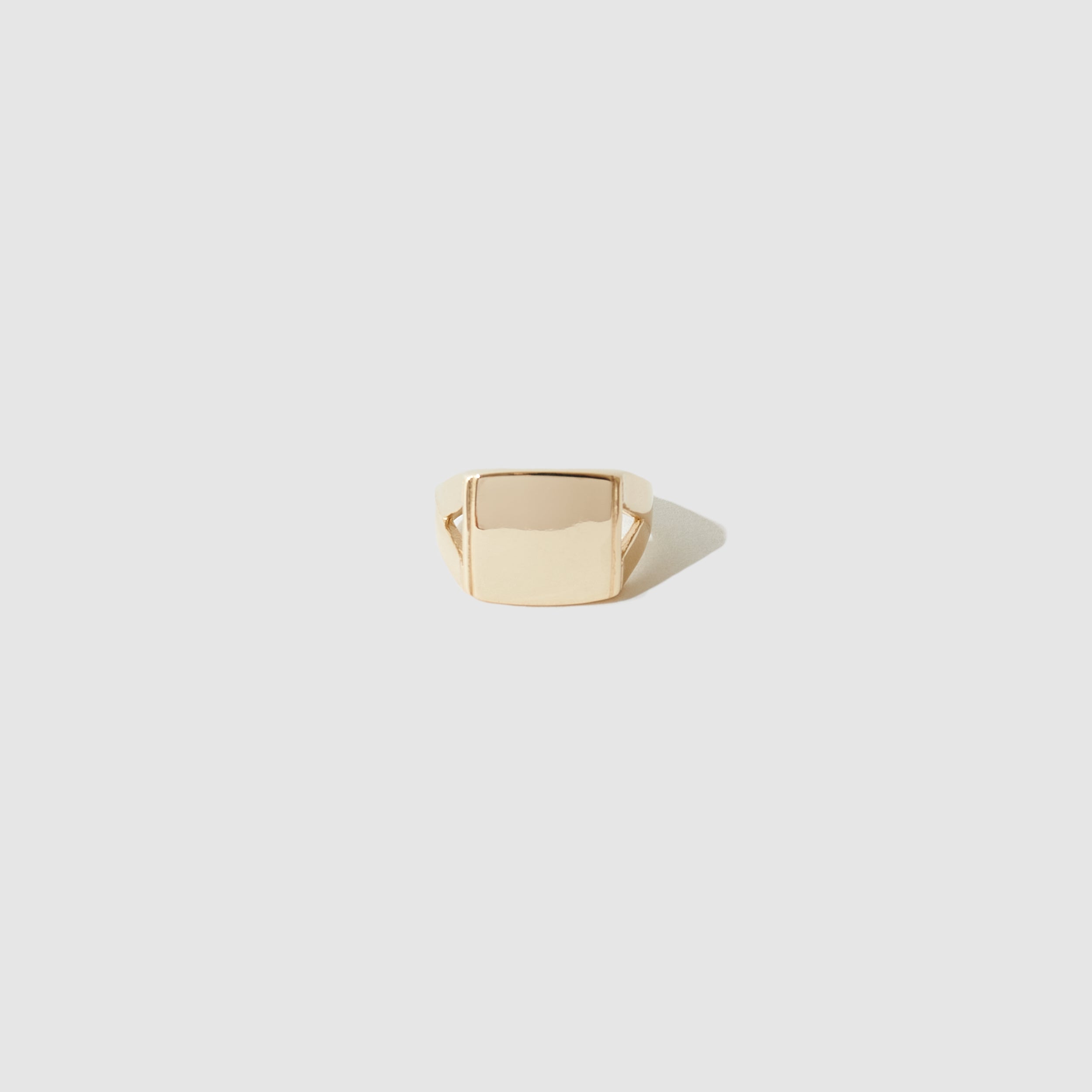 Ornament Signet Ring ~ 9ct Yellow Gold