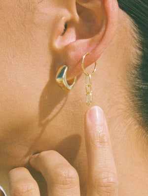 Paloma Hoops ≈ 9ct Yellow Gold