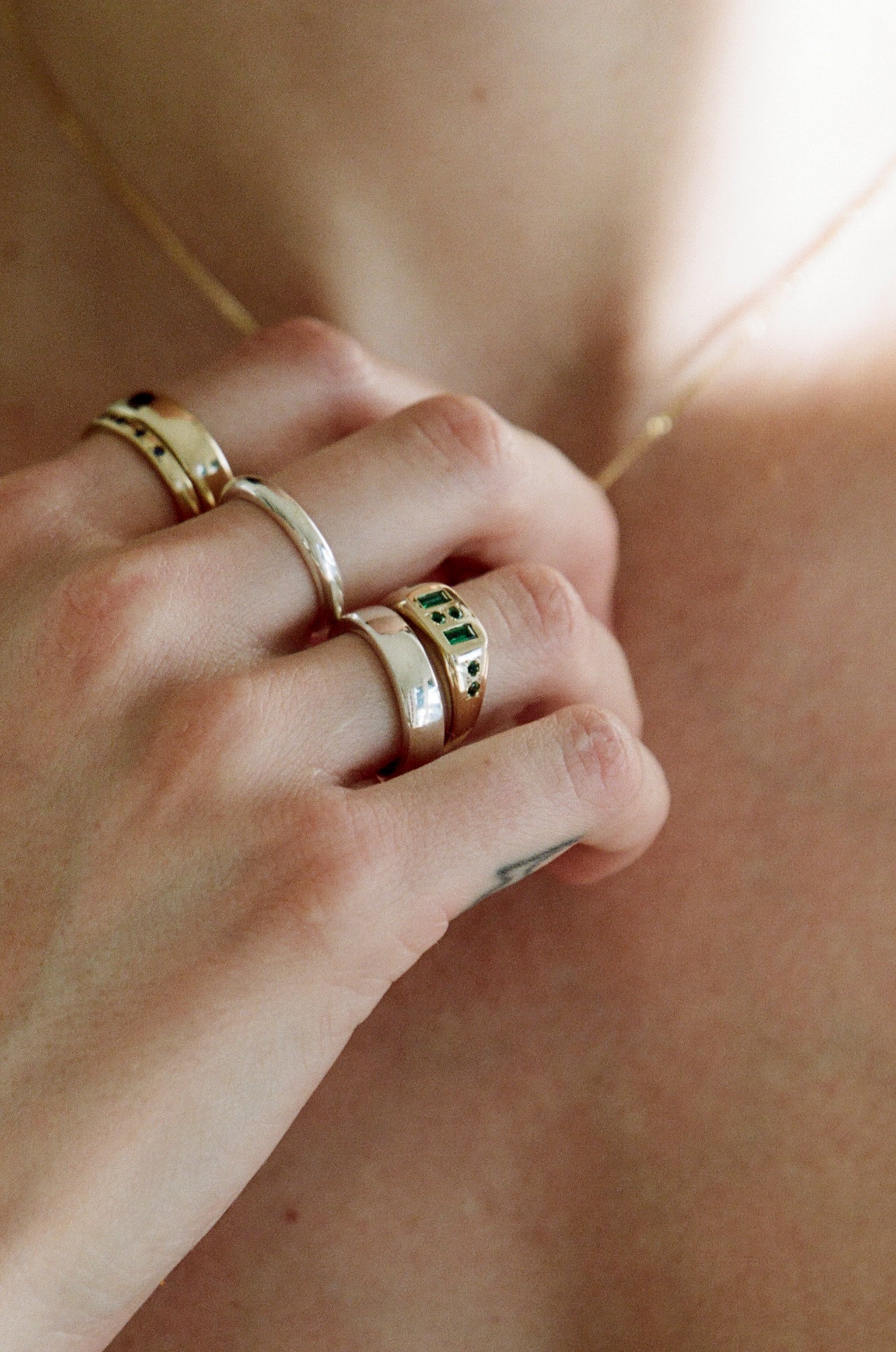 Rounded Band ~ Sterling Silver