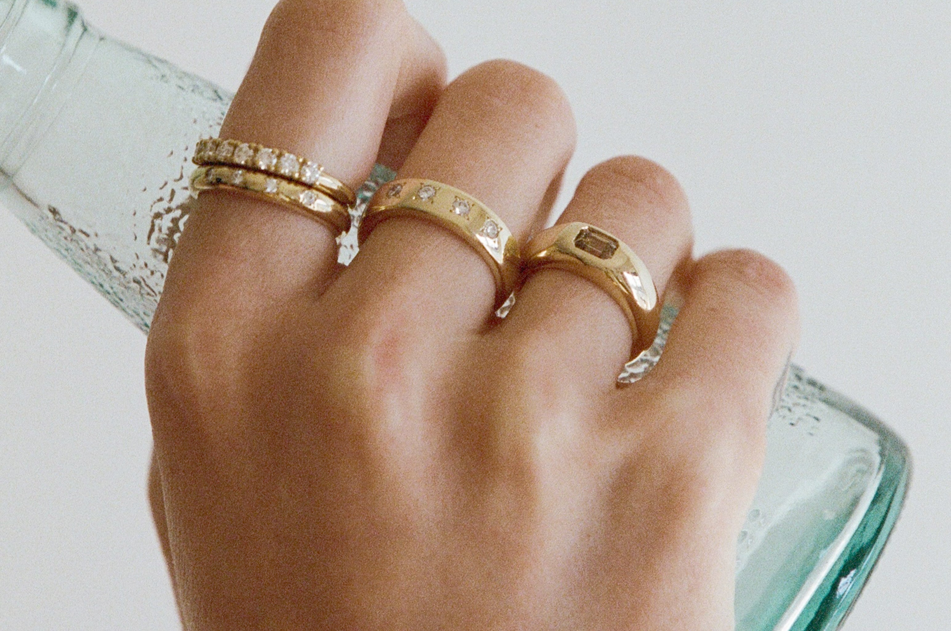 Seven Stone Band with Diamonds