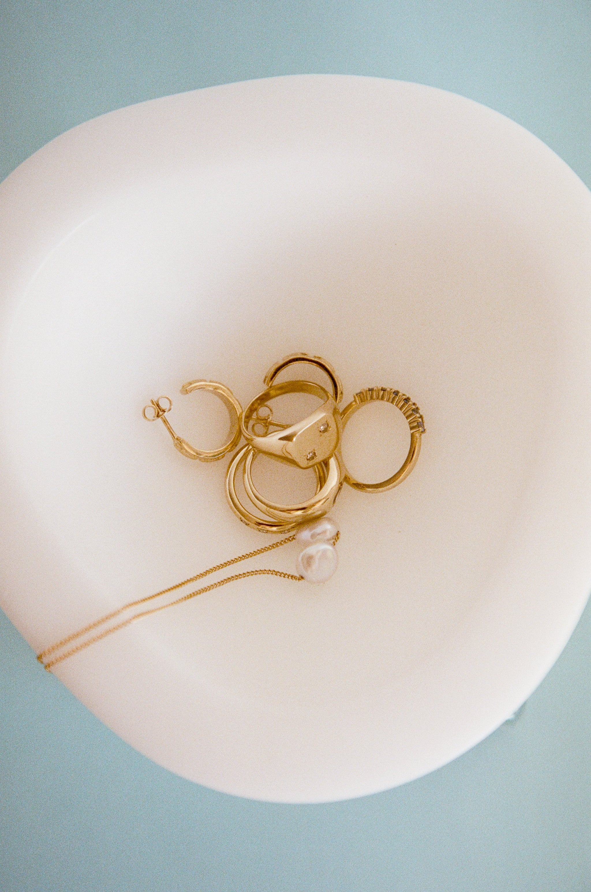 Deco Earrings ~ 9ct Yellow Gold