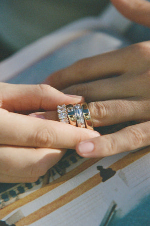 Poolside Ring ~ Polished 9ct Yellow Gold