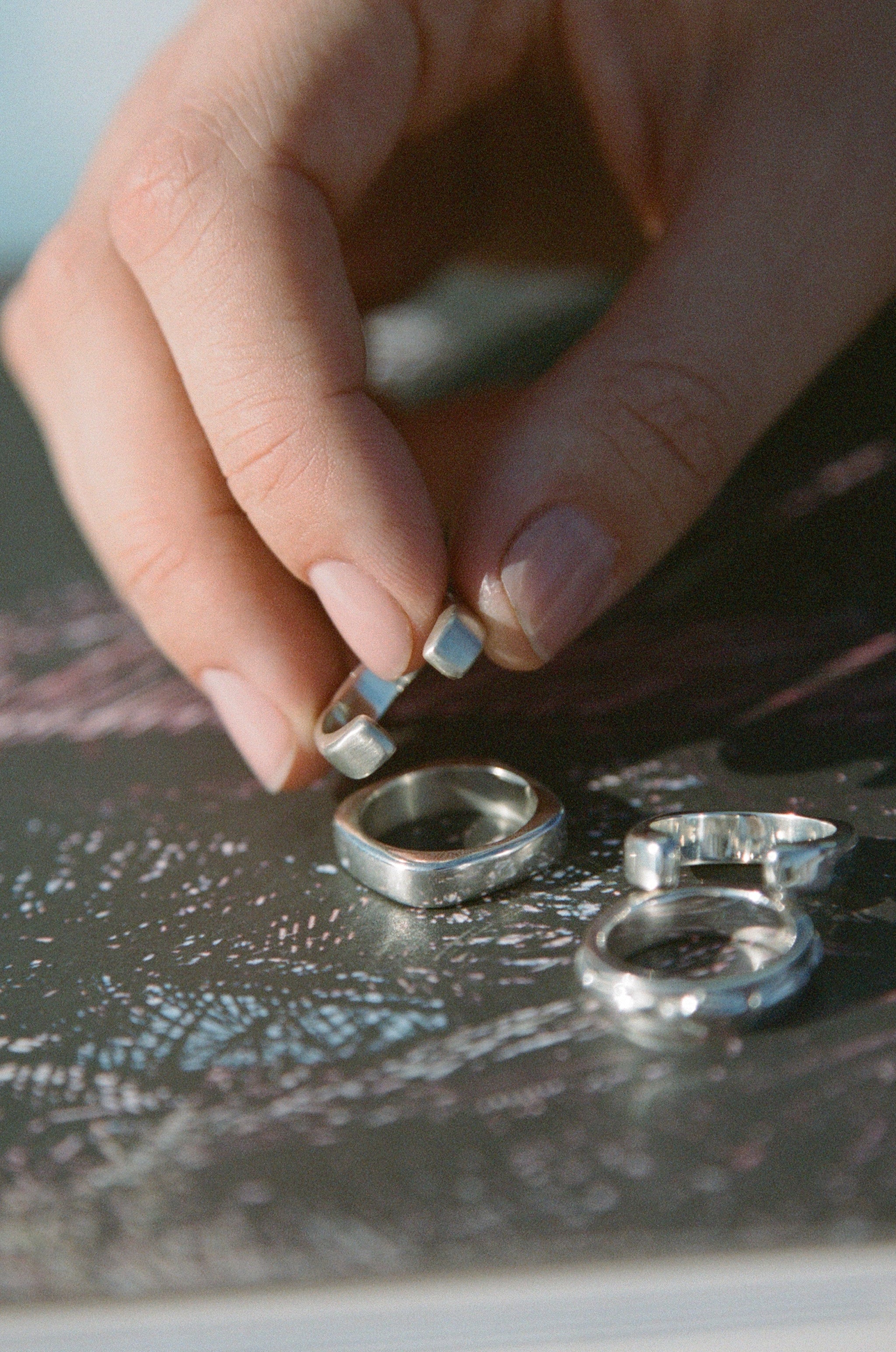 Open Poolside Ring ~ Sterling Silver