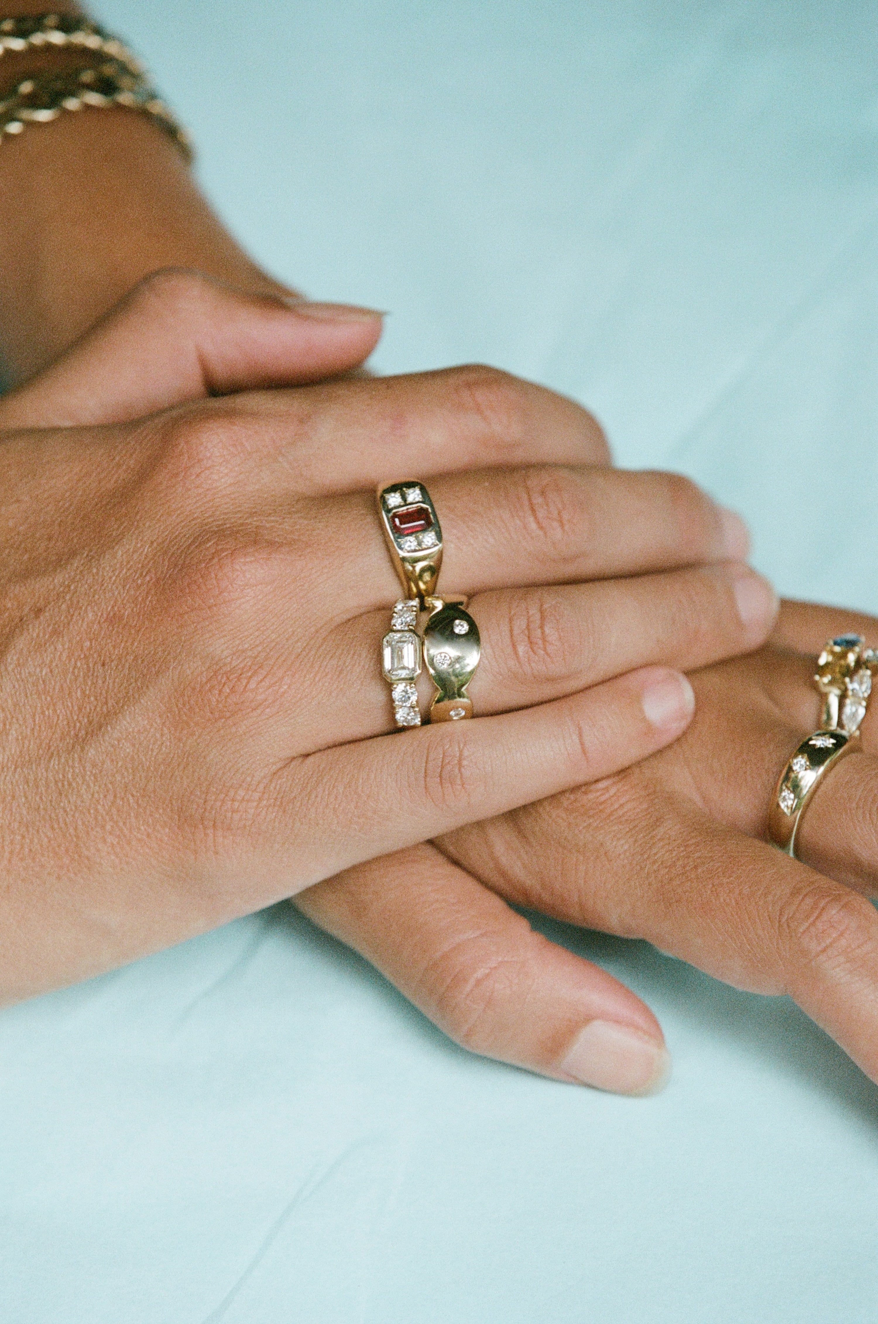 Cloud Ring ~ 9ct Yellow Gold
