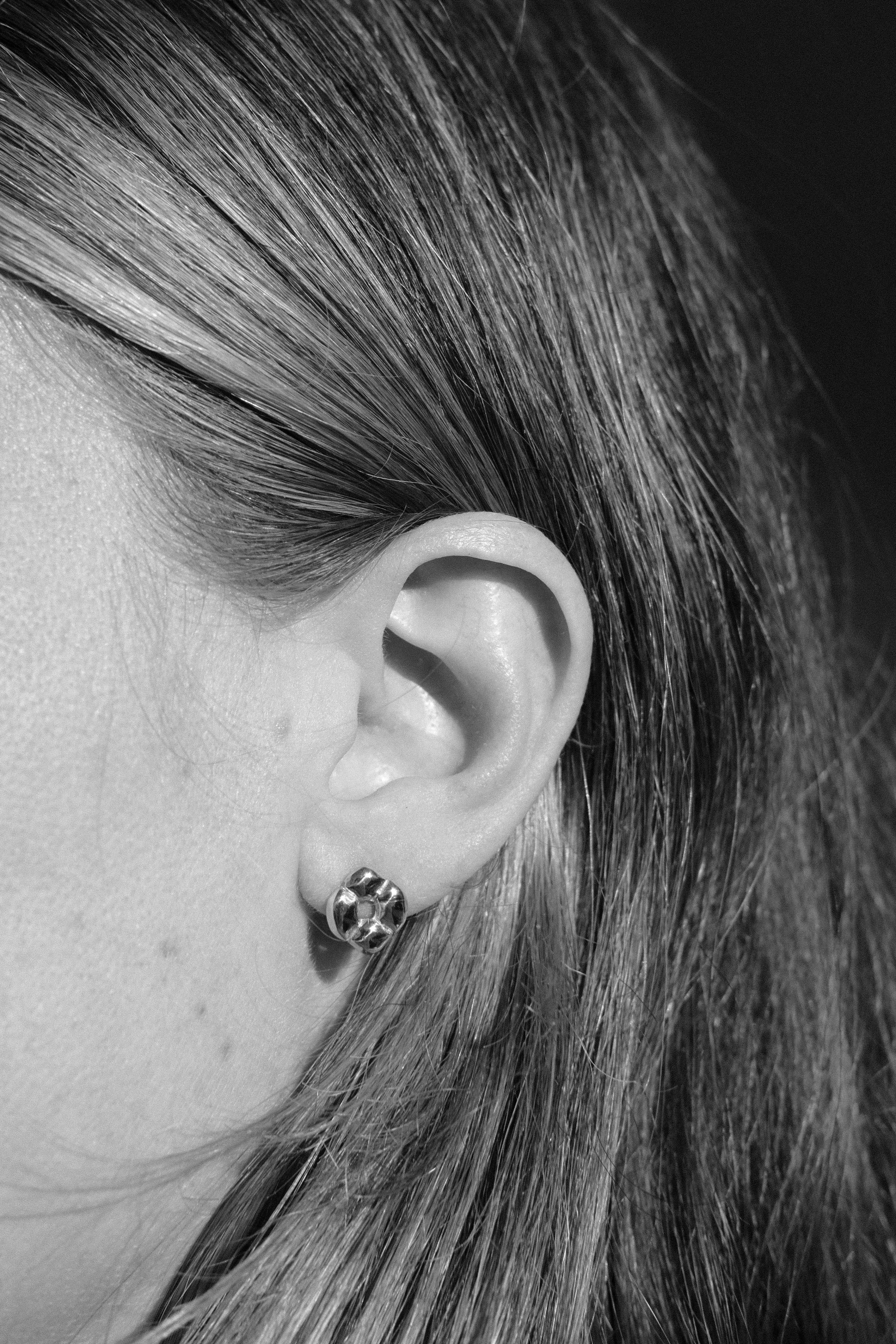 Sweet Pea Earrings ~ Sterling Silver
