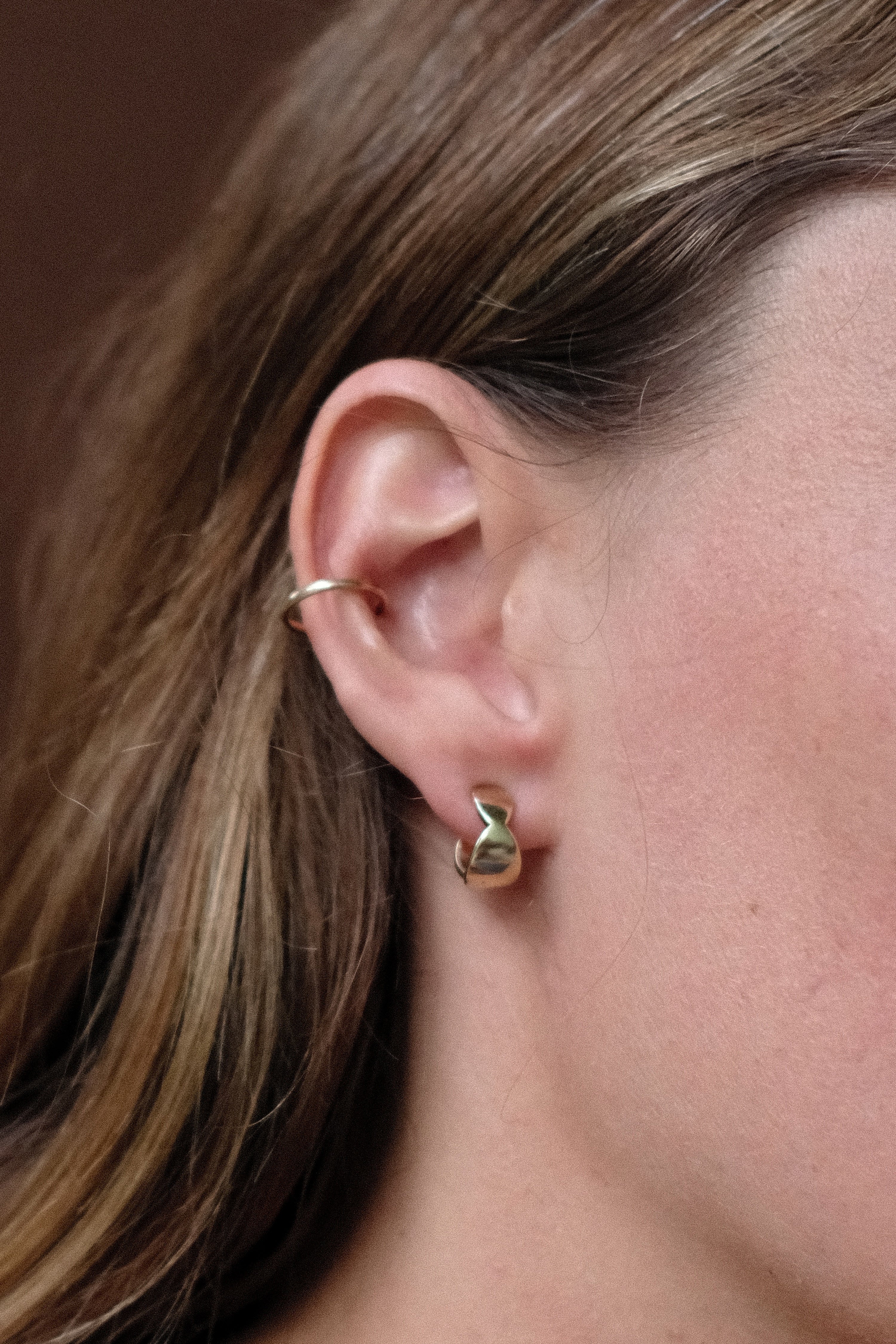 Cloud Earrings ~ Citrine and Amethyst