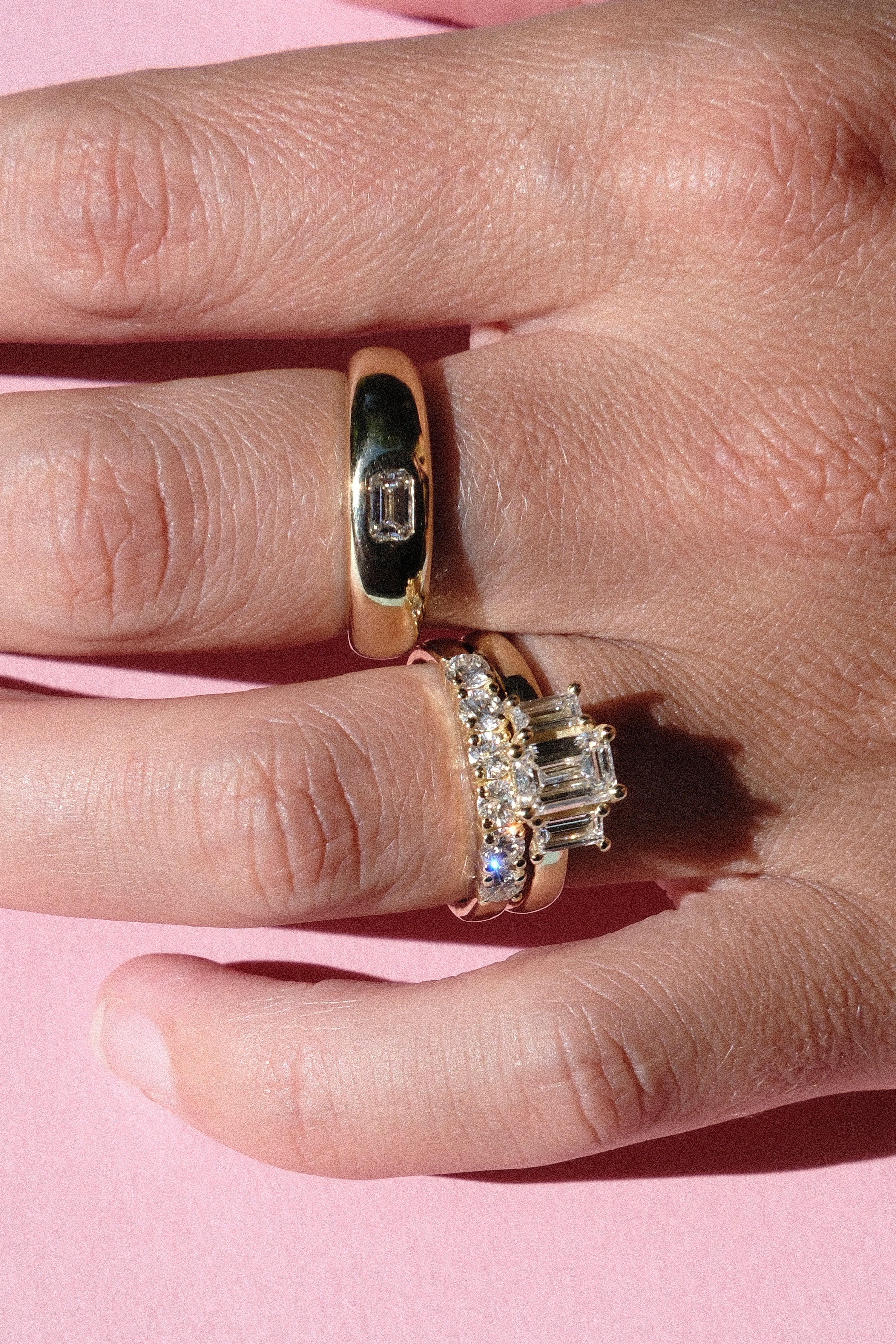 Dome Style Ring ~ Diamond