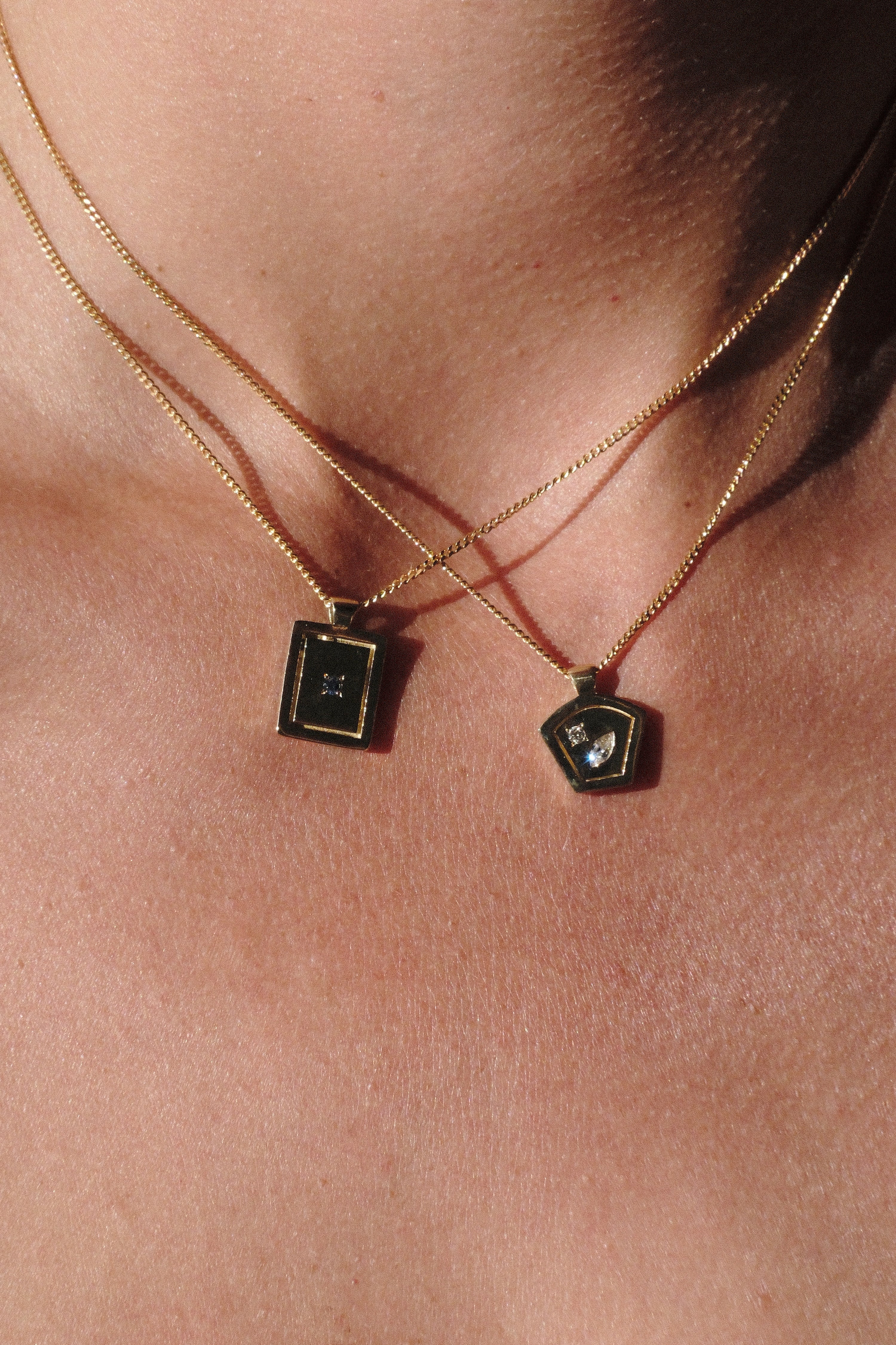 Postcard Pendant ~ Ruby