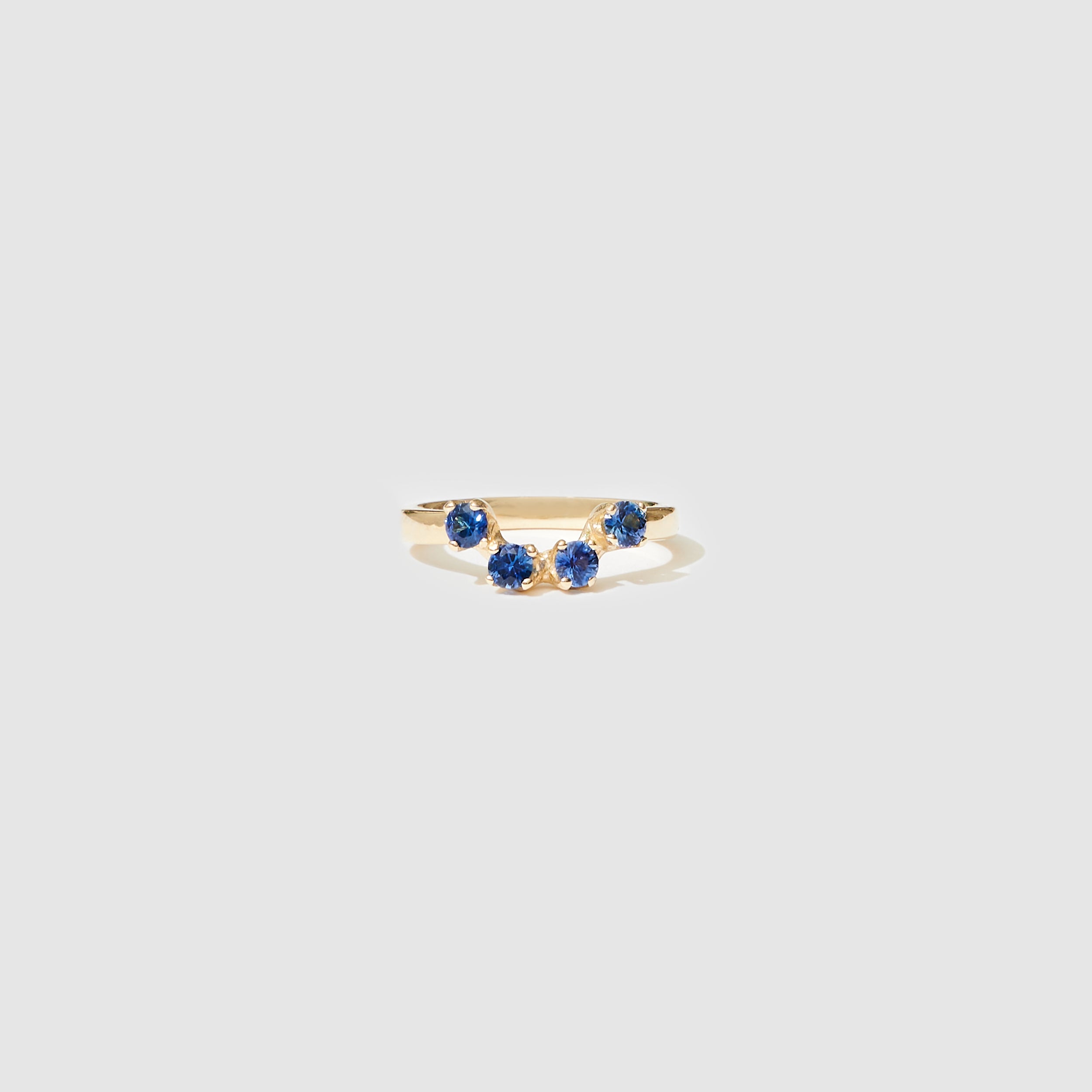 Four Stone Ring ~ Blue Sapphires