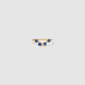 Four Stone Ring ~ Blue Sapphires
