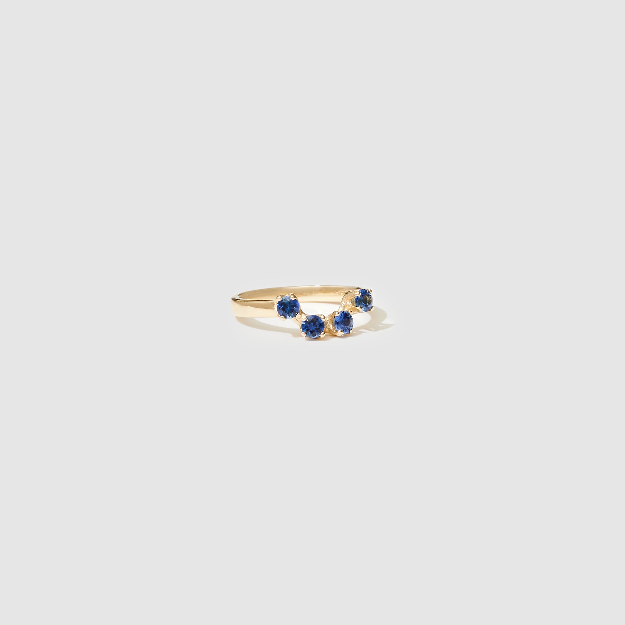 Four Stone Ring ~ Blue Sapphires