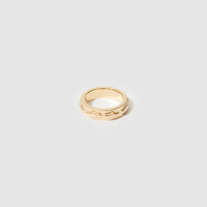 Deco Ring ~ 9ct Yellow Gold