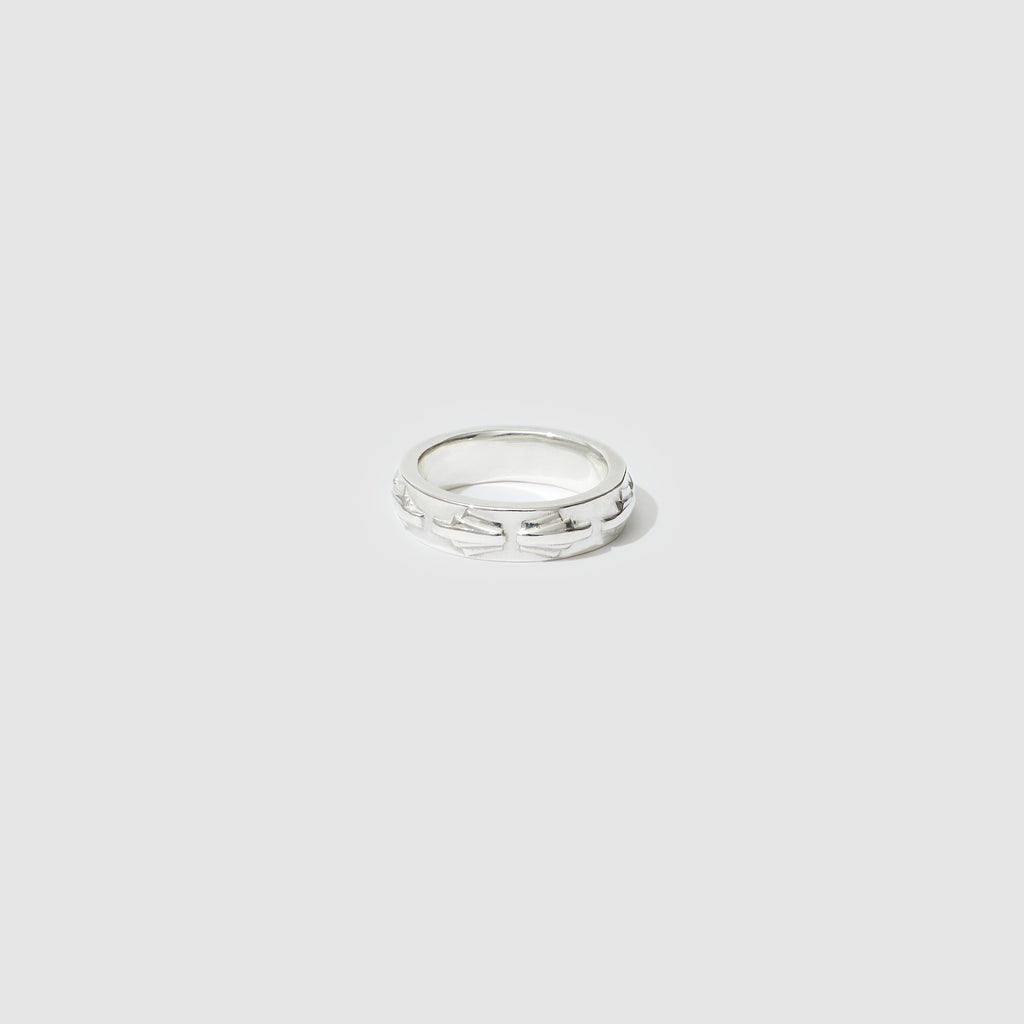 Deco Ring ~ Sterling Silver
