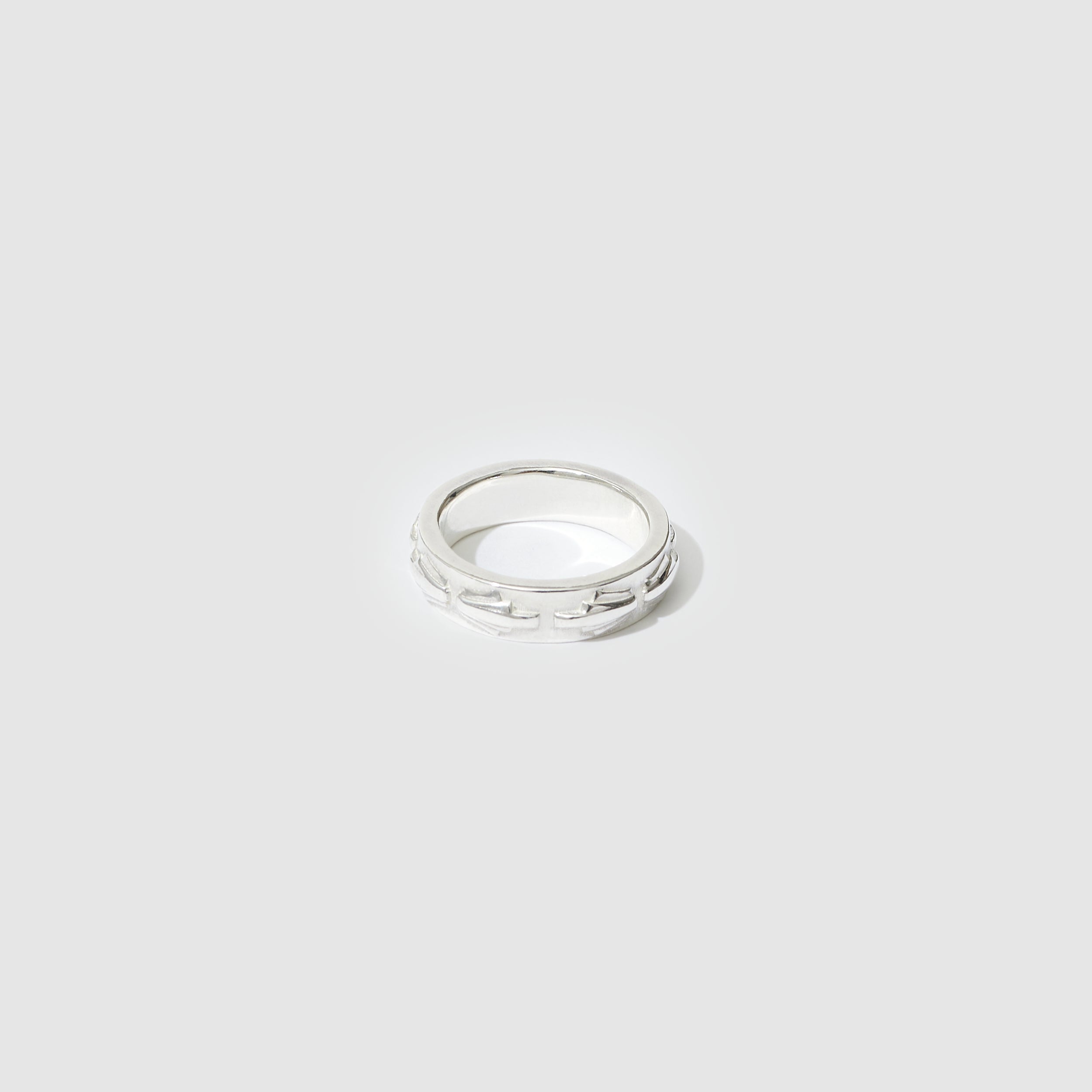 Deco Ring ~ Sterling Silver
