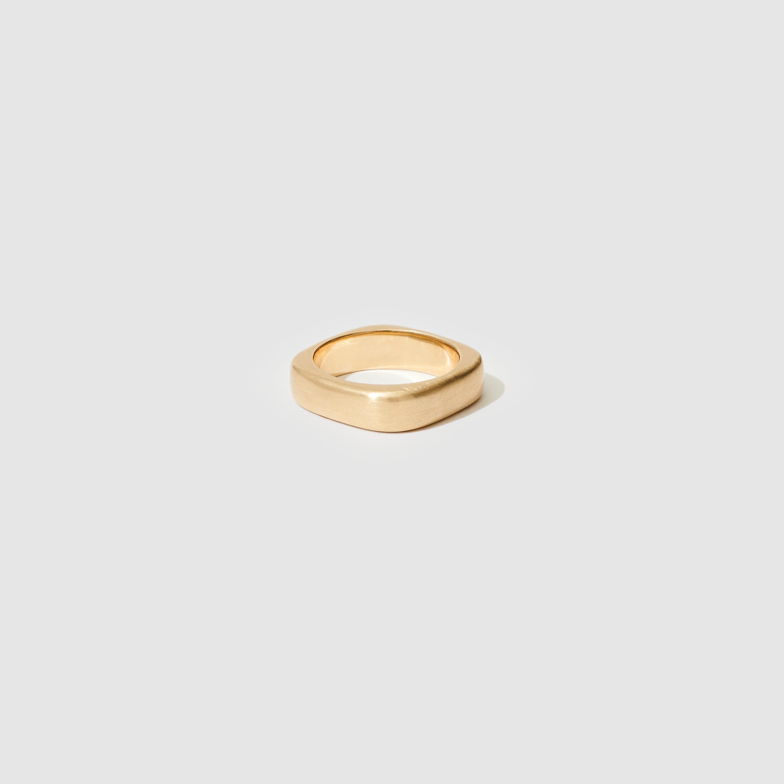 Poolside Ring ~ Brushed 9ct Yellow Gold