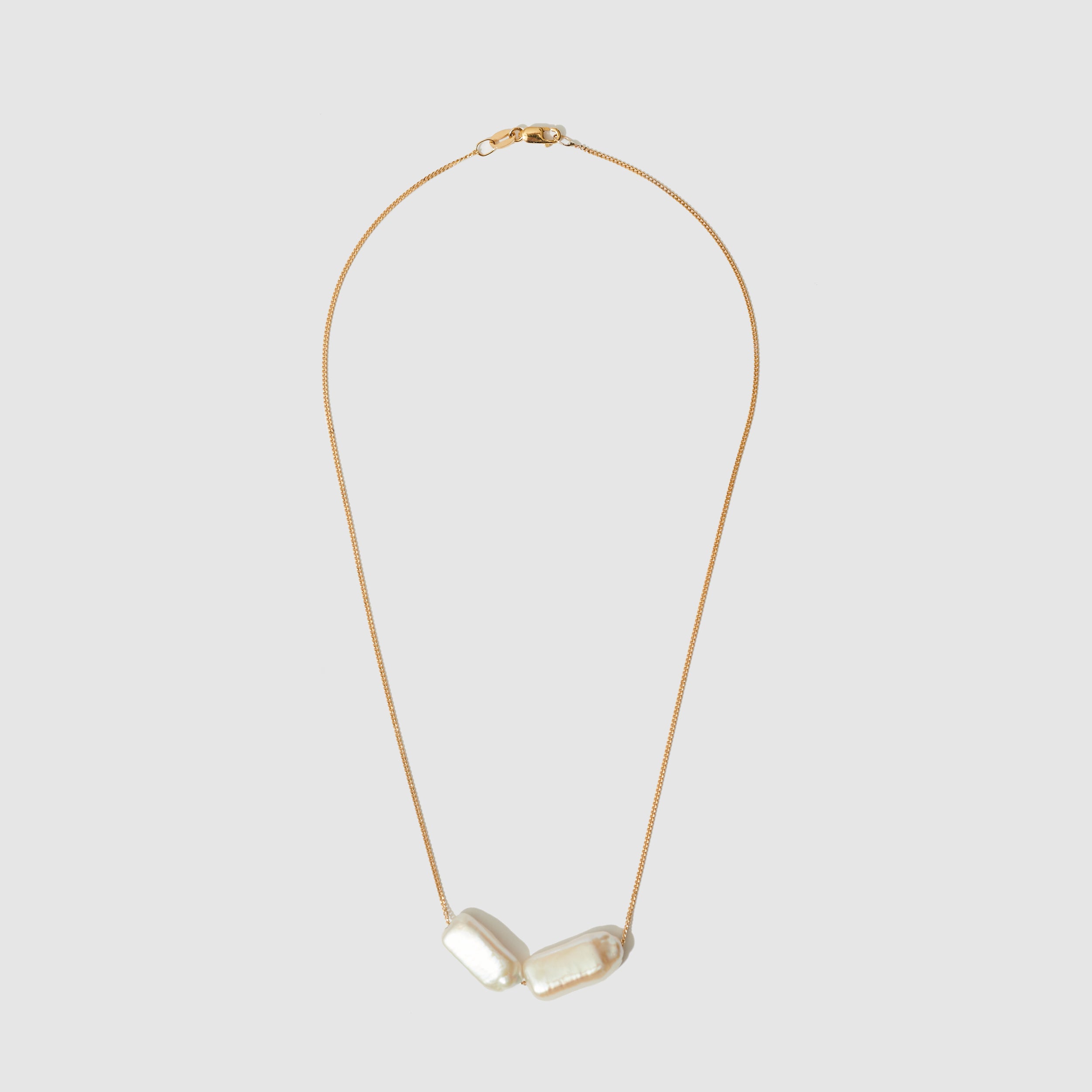 Rectangle Necklace ~ 9ct Yellow Gold