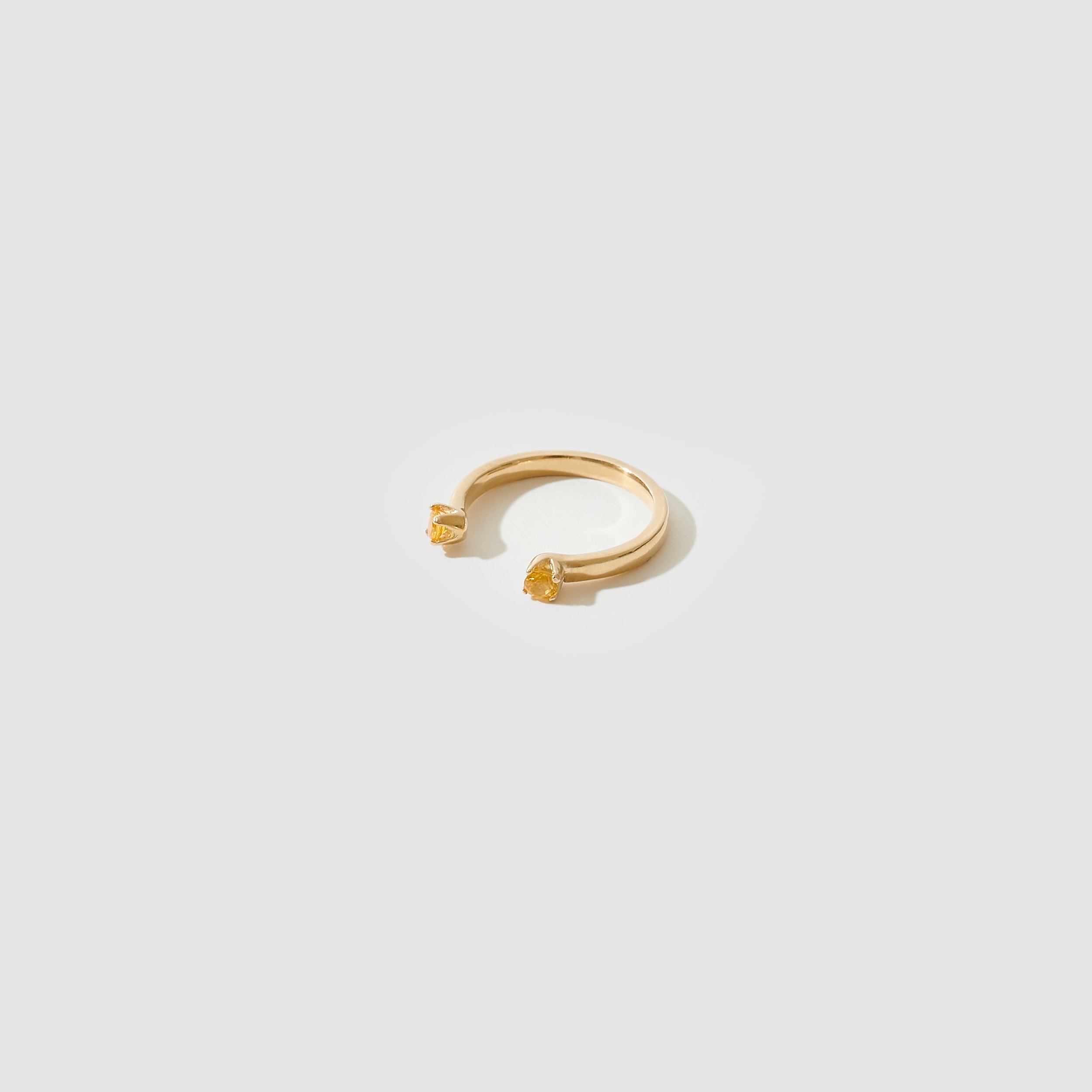 Open Ring ≈ Yellow Sapphires