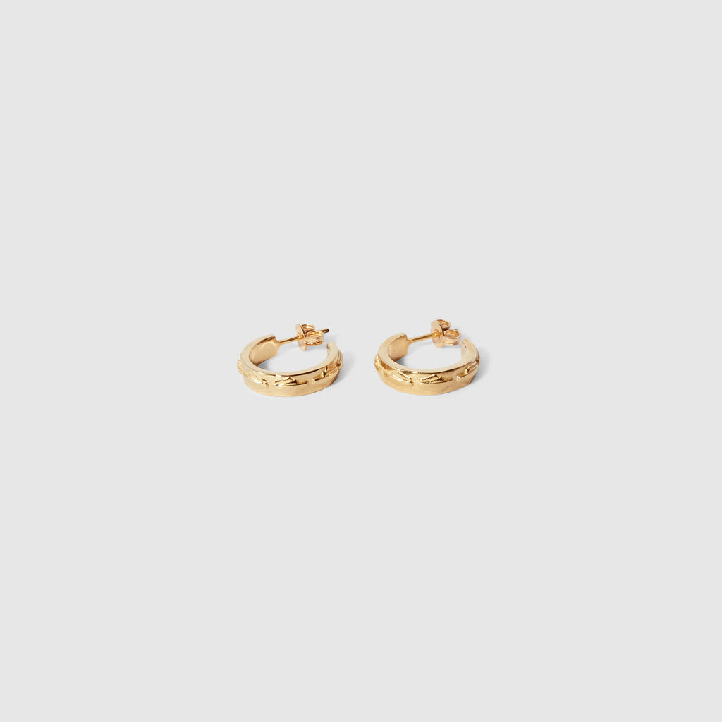 Deco Earrings ~ 9ct Yellow Gold