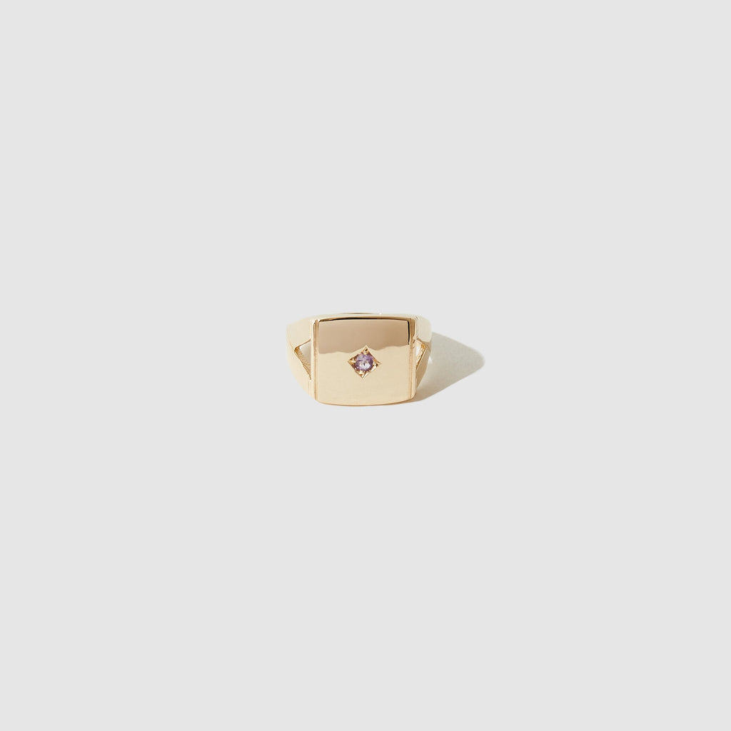 Ornament Signet Ring ≈ Amethyst