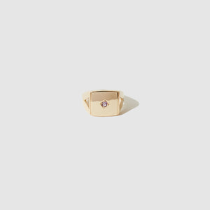 Ornament Signet Ring ≈ Amethyst