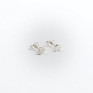 Diamond Stud ~ Sterling Silver