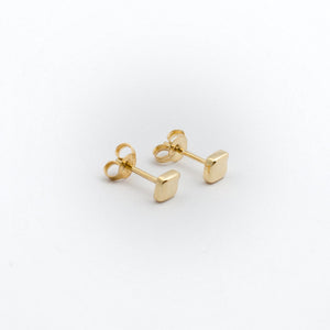 Diamond Stud ~ Gold Plated