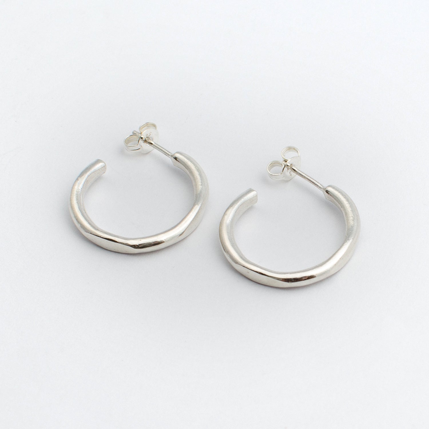 Circle Hoops ~ Sterling Silver