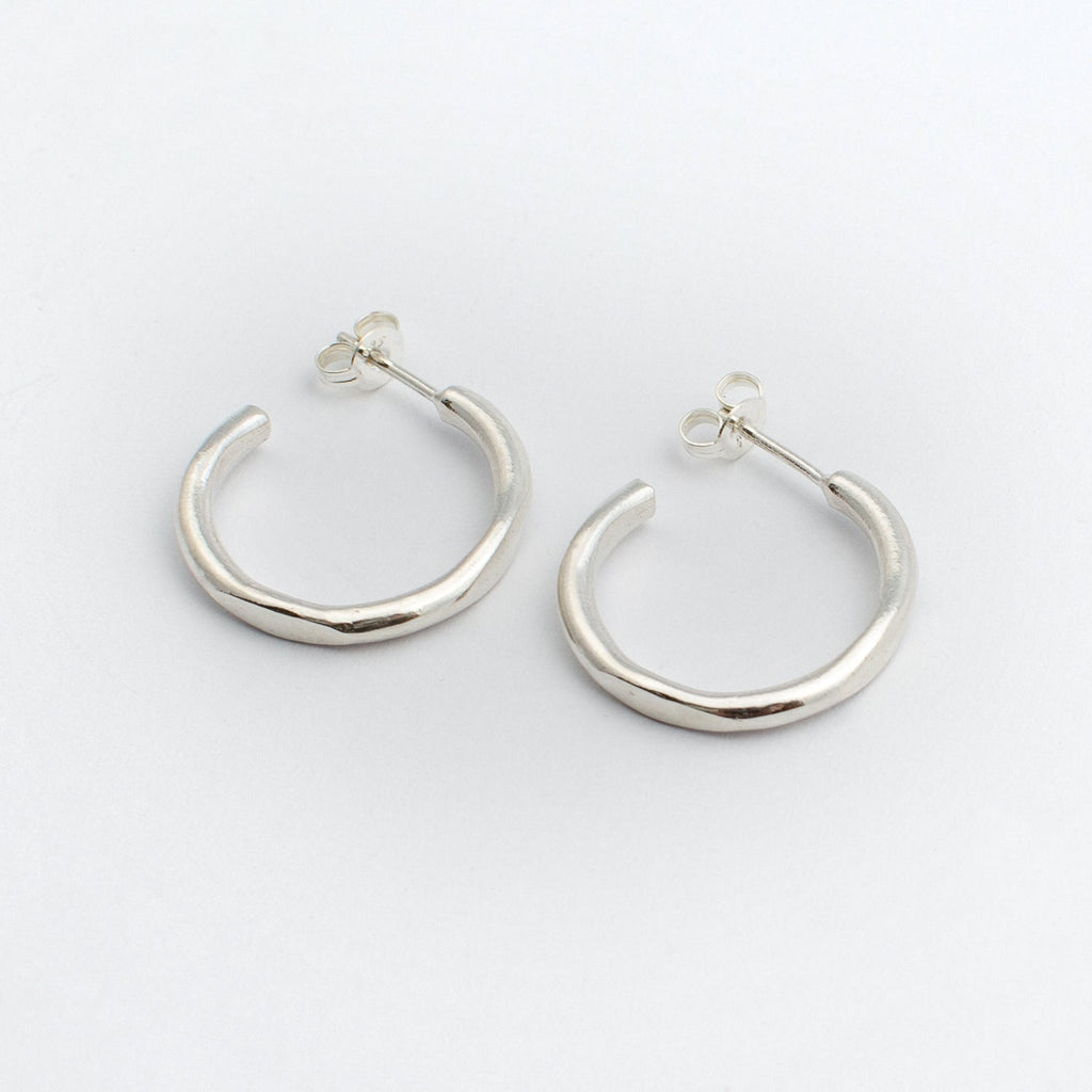Circle Hoops ≈ Sterling Silver