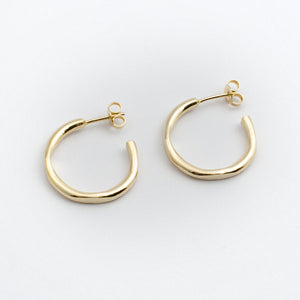 Circle Hoops ~ Gold