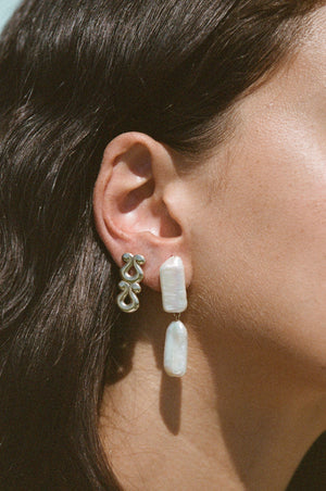Cupid's Harp Earrings ~ Sterling Silver