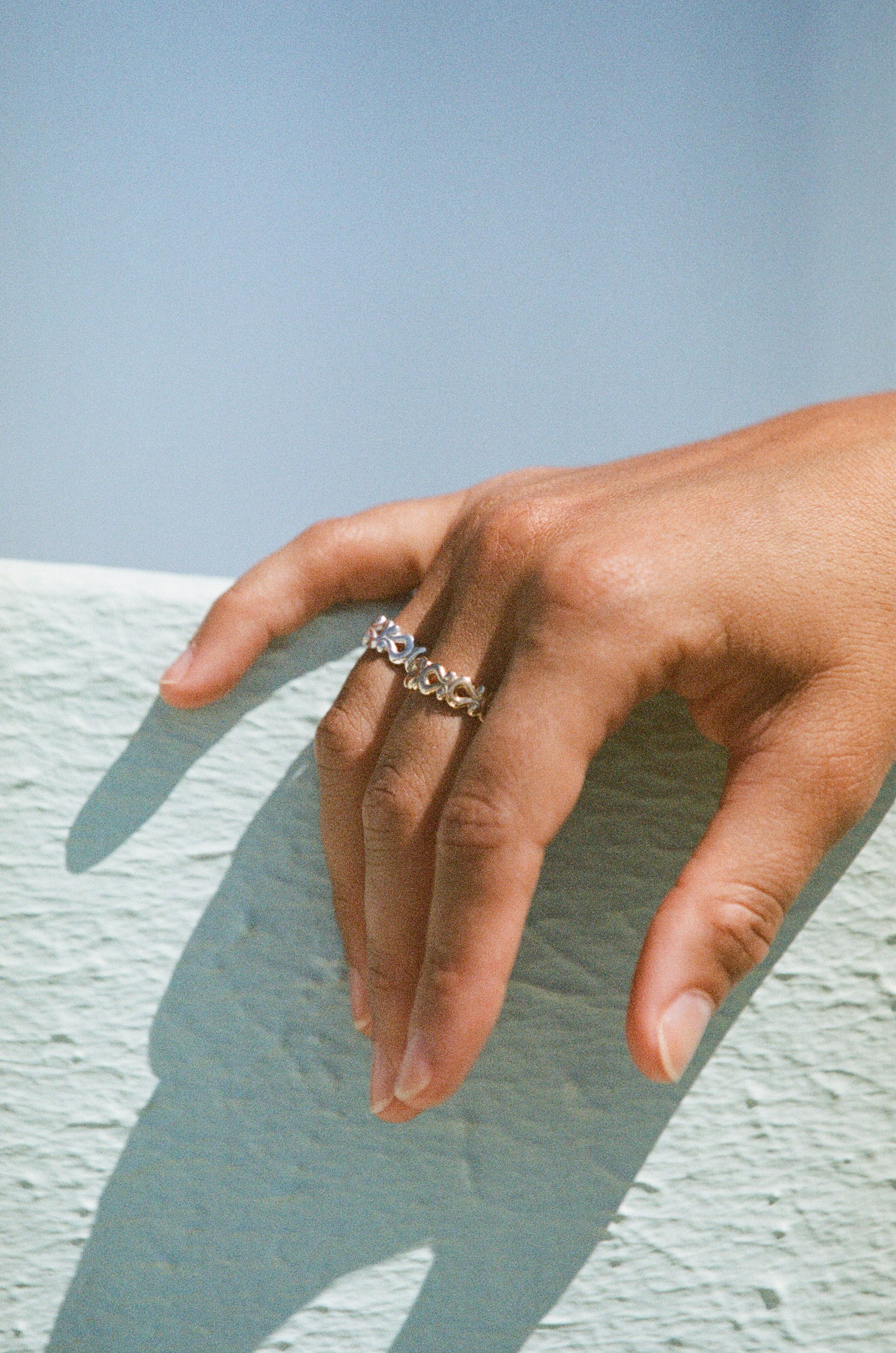 Cupid's Harp Ring ~ Sterling Silver