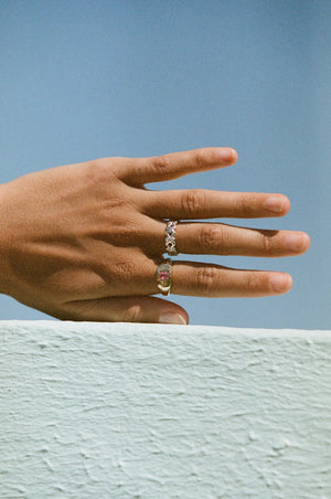 Cupid's Harp Ring ~ Sterling Silver