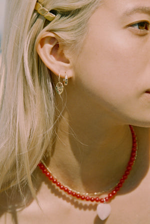Half-Round Hoops ~ Sapphires