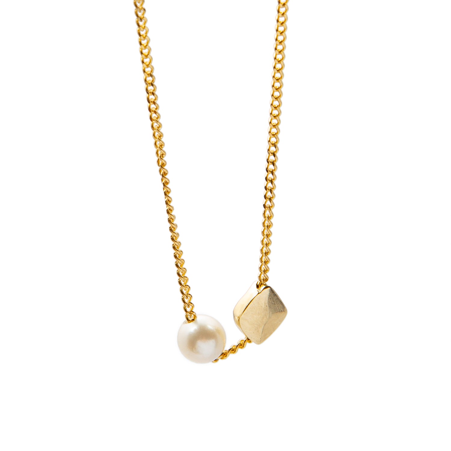 Akoya Necklace ~ 9ct Yellow Gold