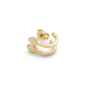 Double Hoop Earring (Single) ~ Gold