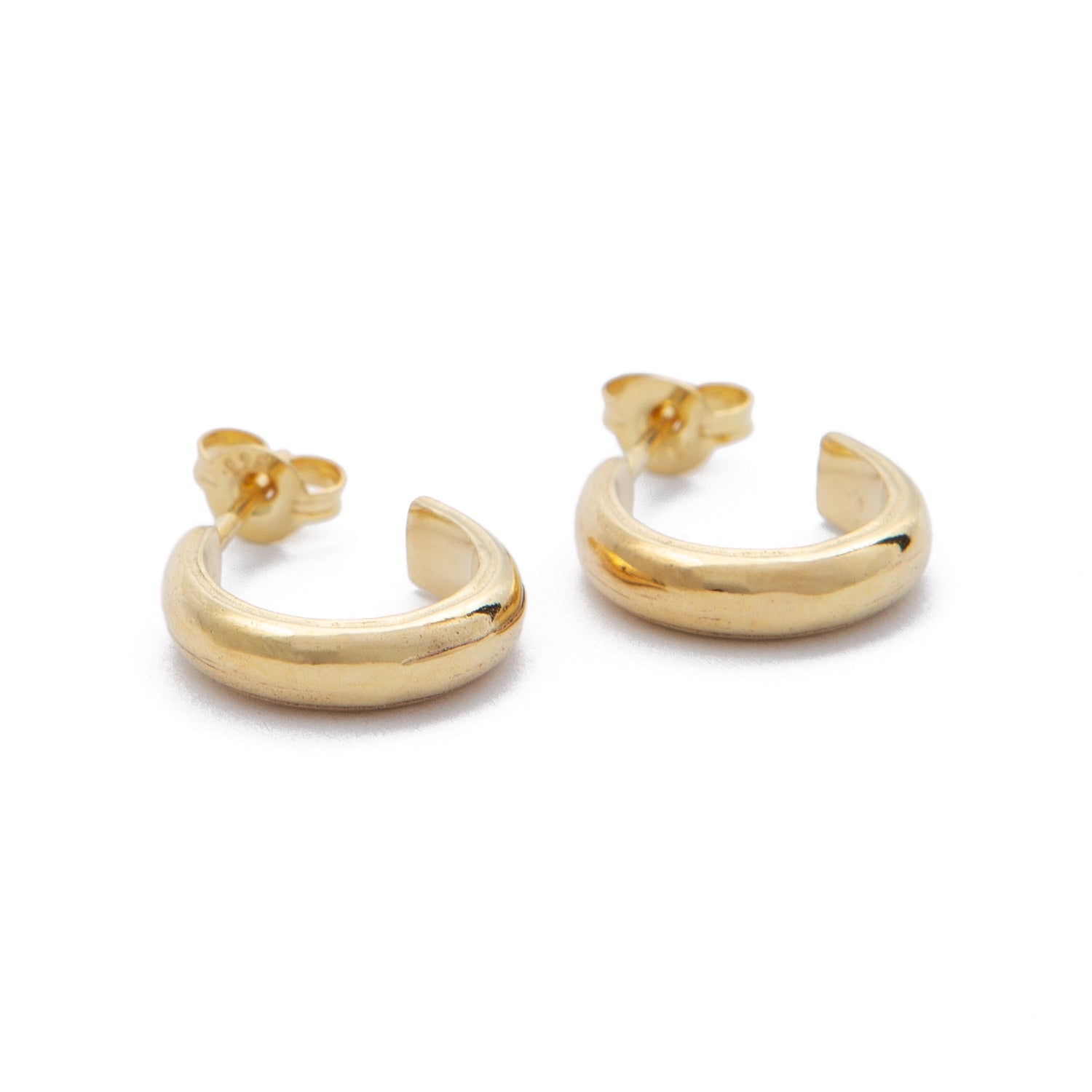 Half-Round Hoops ≈ 9ct Yellow Gold