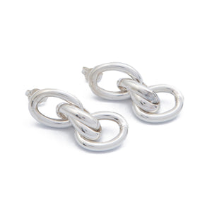 Chain Earrings ~ Sterling Silver