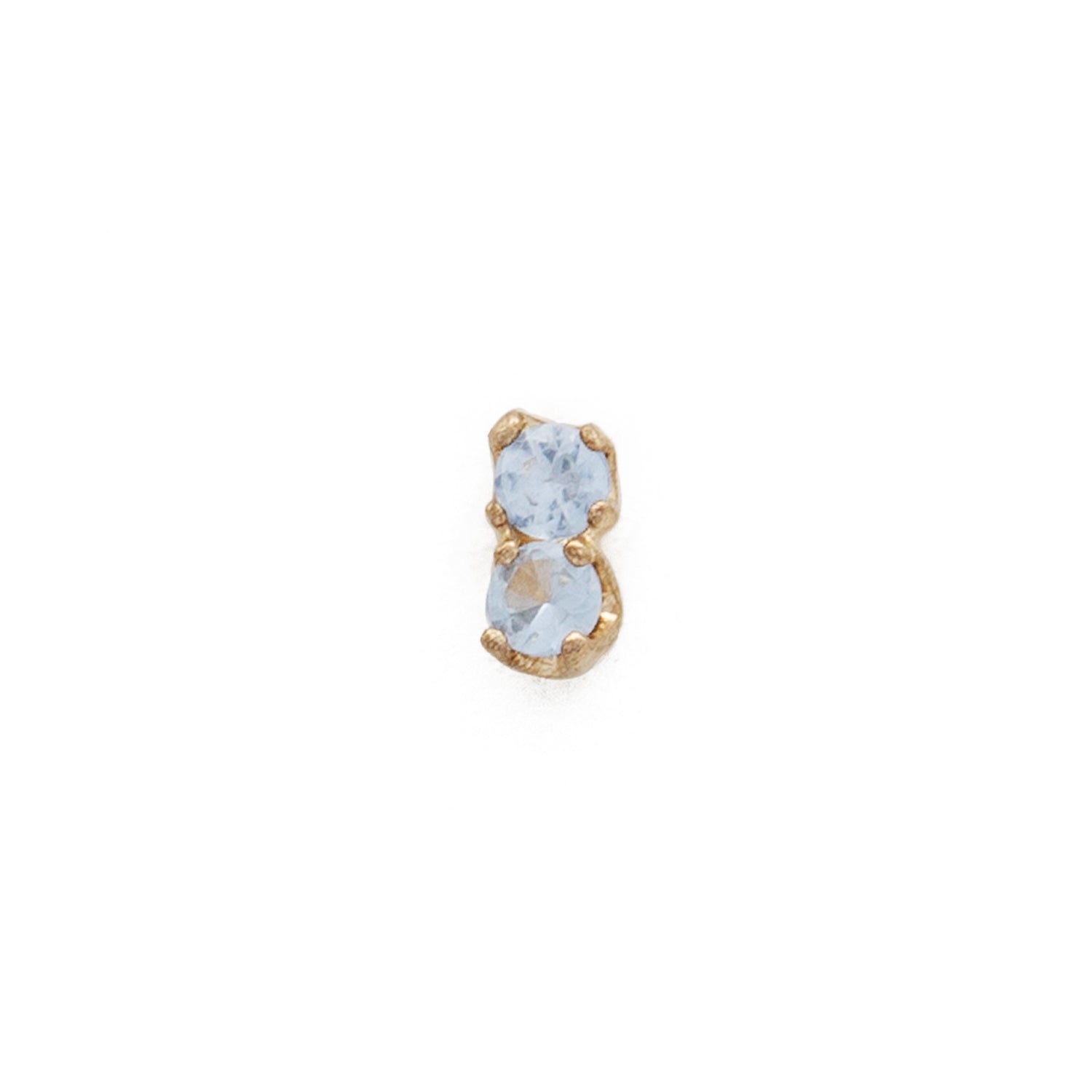 Double Stud ~ 9ct Yellow Gold