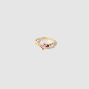 Vacation Ring ~ Ruby & Pink Sapphire