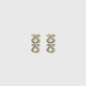 Cupid's Harp Earrings ~ Sterling Silver