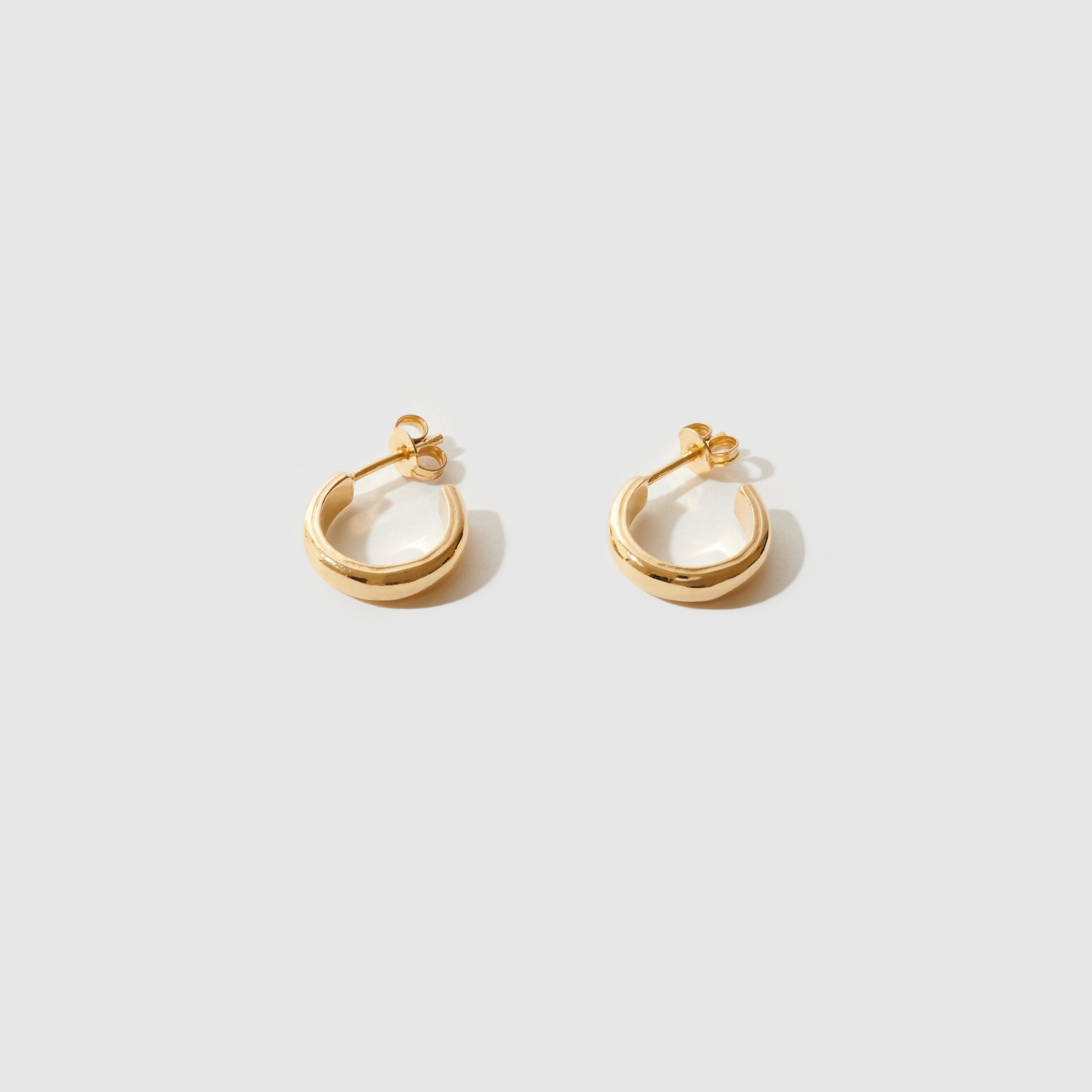 Half-Round Hoops ≈ 9ct Yellow Gold