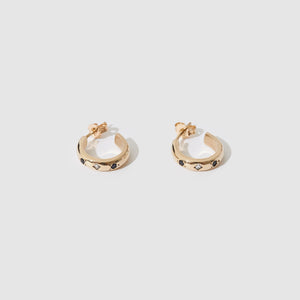 Half-Round Hoops ~ Sapphires