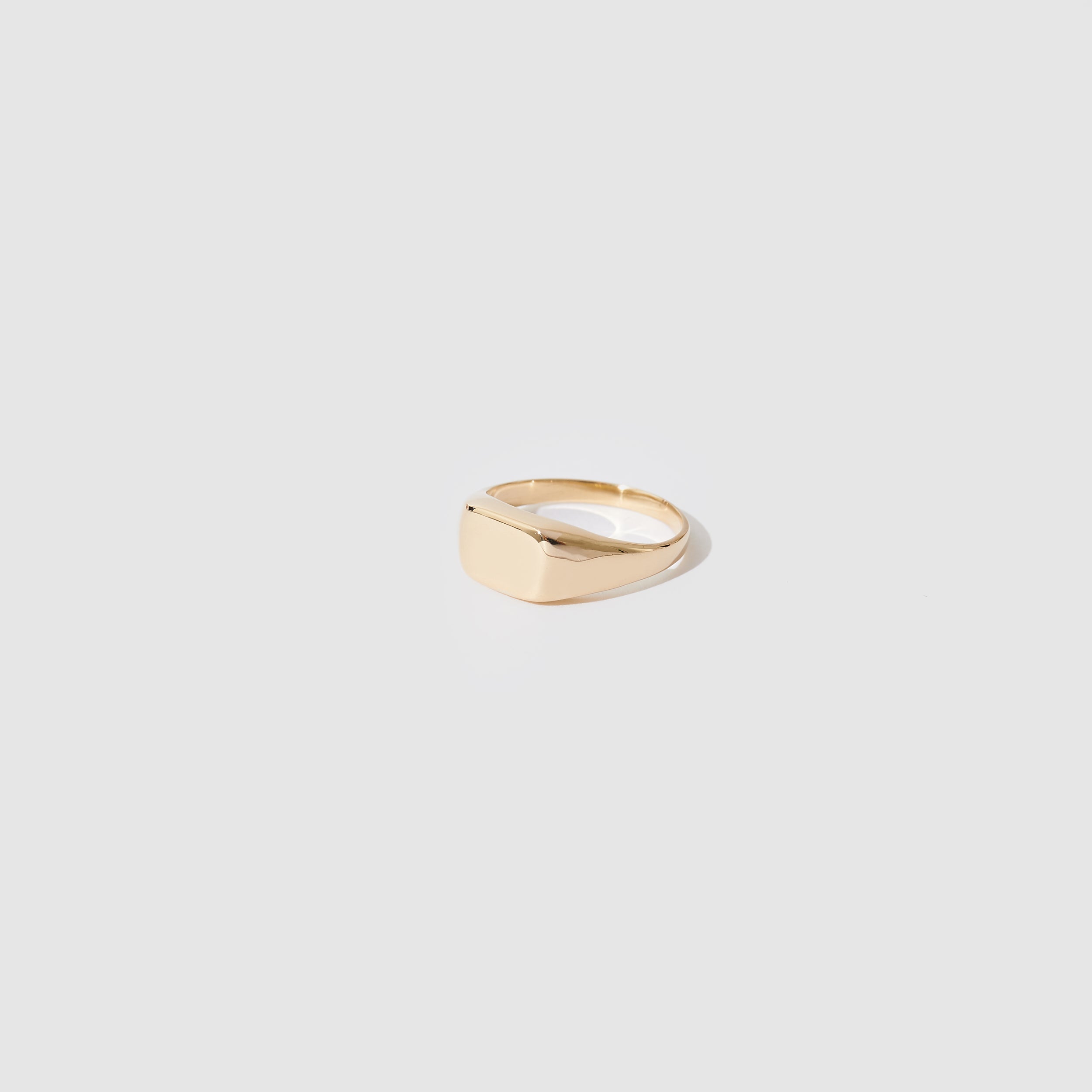 Rectangle Signet Ring ~ 9ct Yellow Gold