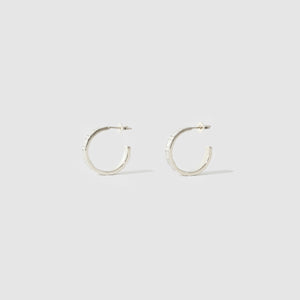 Plaza Hoops ≈ Sterling Silver