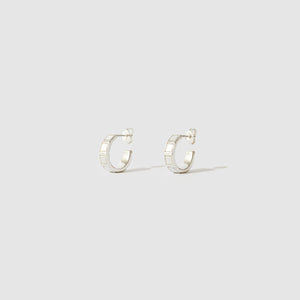 Plaza Hoops Mini ~ Sterling Silver