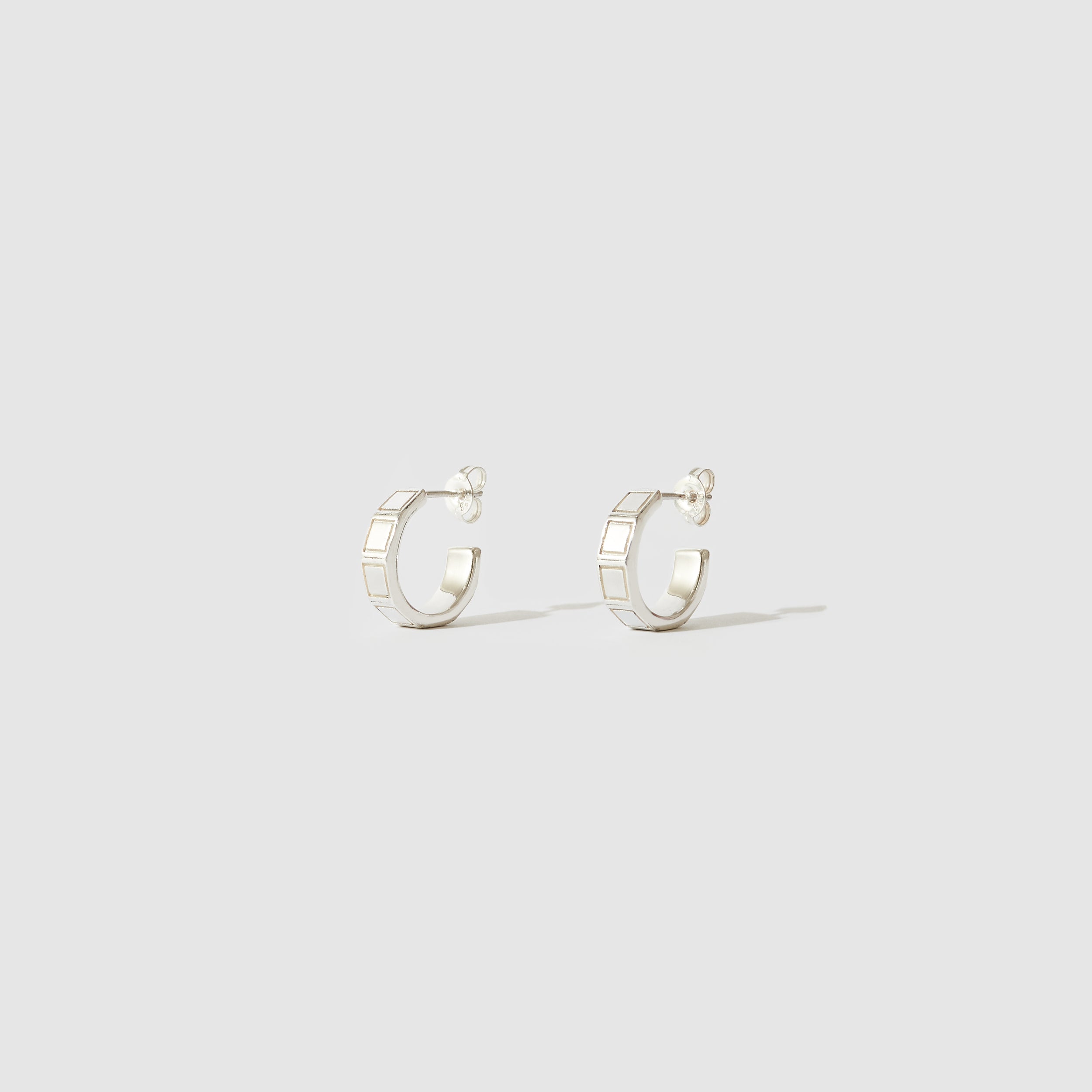 Plaza Hoops Mini ≈ Sterling Silver
